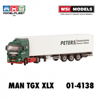 Модель-копія колекційна тягача з напівпричепом MAN TGX XLX масштаб 1:50 | Wsi Models