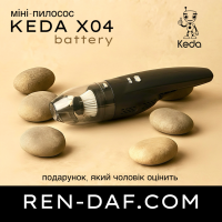 Міні пилосос ручний побутово-автомобільний акумуляторний X04| KEDA