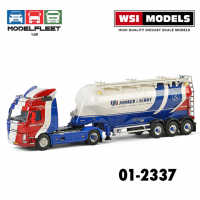 Модель-копія колекційна тягача з напівпричепом Volvo FM4 4x2 масштаб 1:50| Wsi Models