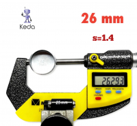 26 мм заглушка-пробка головки блоку-гбц двигуна s=1.4| KEDA