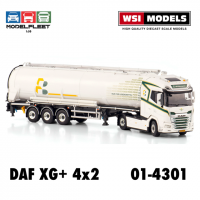 Модель колекційна масштабна 1:50 DAF XG+ 4X2 TIPPER BULK TRAILER - 3 AXLE| Wsi Models