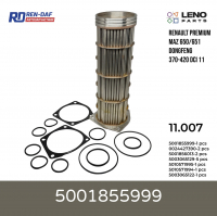 5001855999 Серцевина теплообмінника Renault Premium 370–420 DCI 11 з прокладками| LENO PARTS 11.007