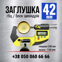 42 мм Пробка-заглушка двигуна-головки блоку циліндрів s=2.0 (LENO)