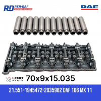 DAF MX11 направляючі клапанів [12] на гбц 1978182 впуск-випуск XF-CF (106) Paccar MX-11| LENO