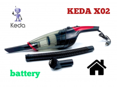 Аккумуляторный бытовой мини пылесос для авто и дома без провода | KEDA 