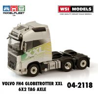 Модель-копія тягача масштабна 1:50 VOLVO FH4 Globetrotter XXL 6x2 TAG AXLE (04-2118) Wsi Models