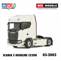 Модель тягача колекційна масштабна 1:50 SCANIA S HIGHLINE CS20H ​​4x2 (03-2003) Wsi-models